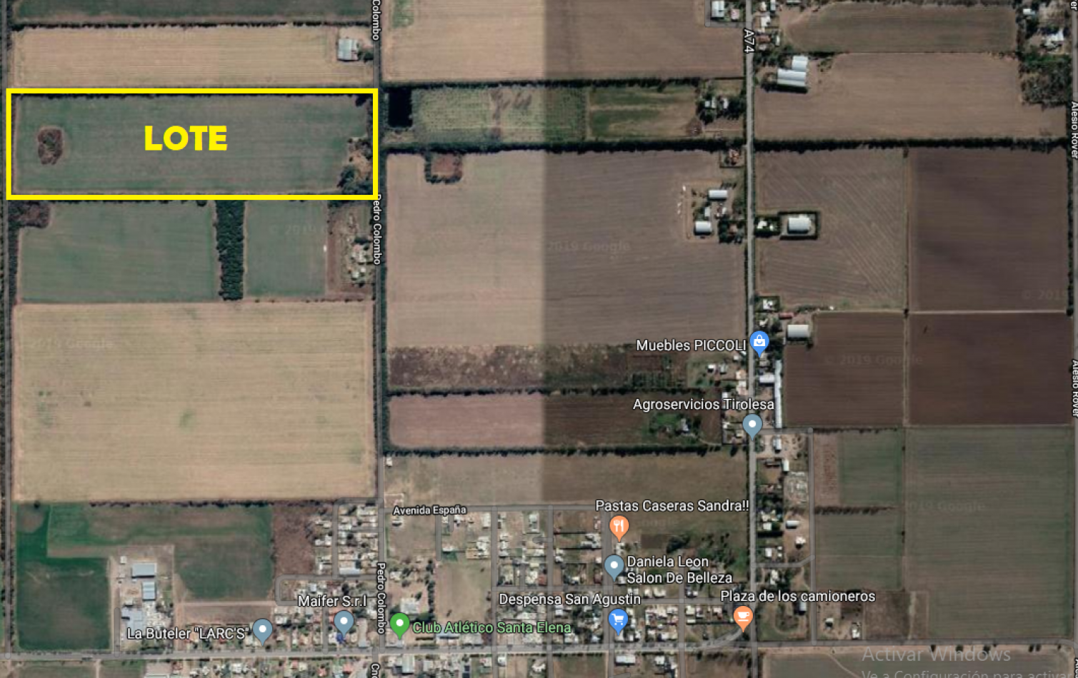 Campo en Colonia Tirolesa