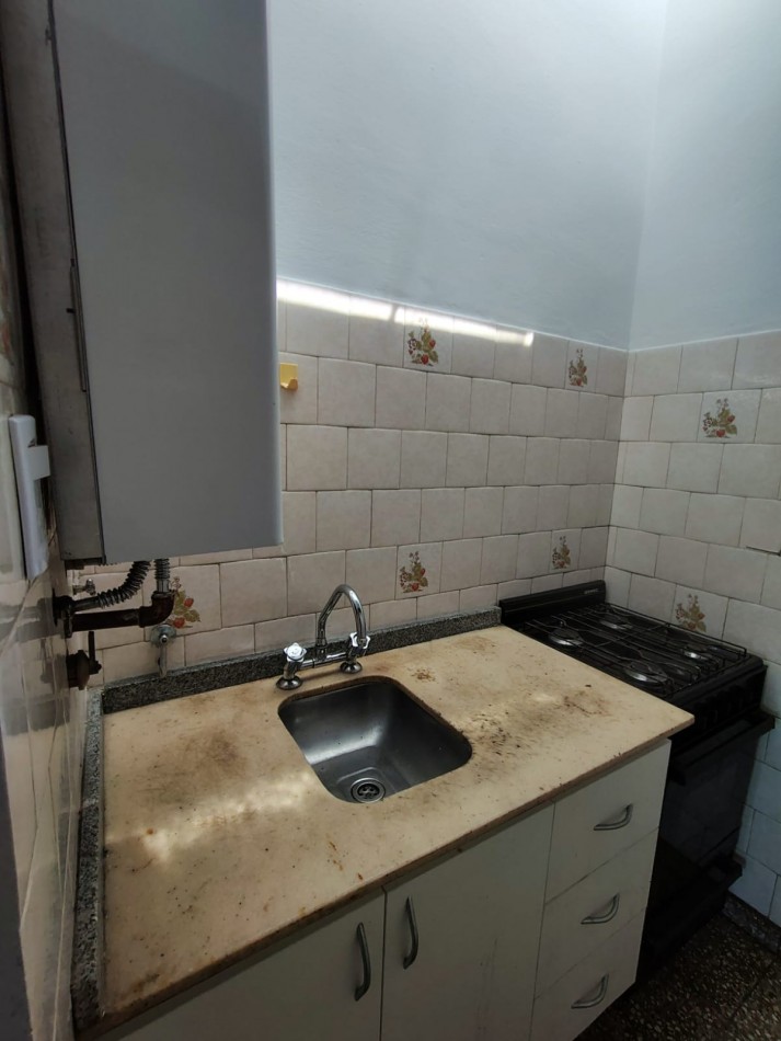 Departamento con terraza y asador